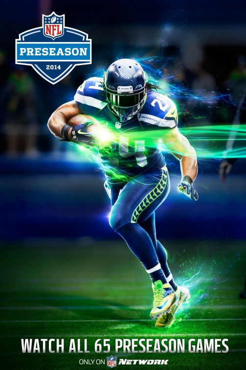 1000 piece jigsaw puzzle for tv poster: NFL Preseason, ver3