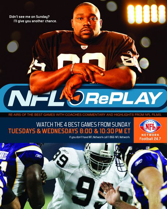 1000 piece jigsaw puzzle for tv poster: NFL Replay, ver2
