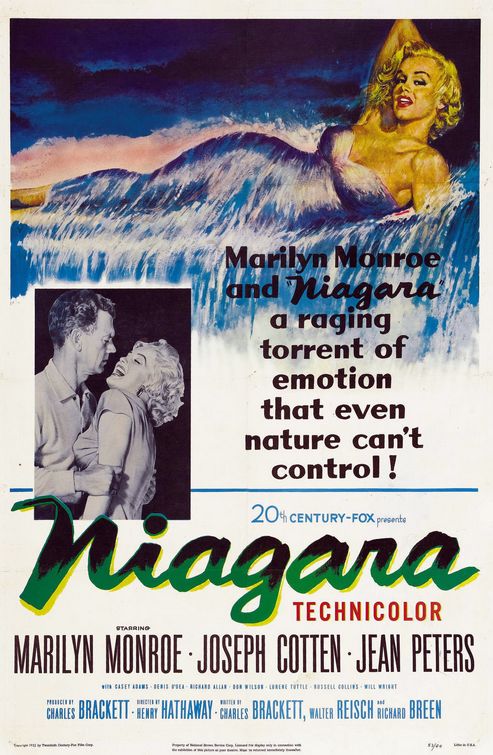 the movie poster: Niagara (1953)