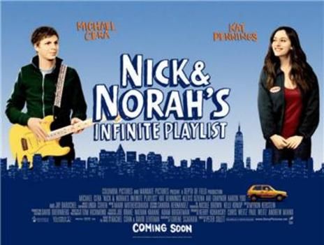 the movie poster: Nick and Norah's Infinite Playlist (2008) ver2