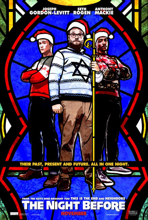 1000 piece jigsaw puzzle for the movie poster: The Night Before (2015)