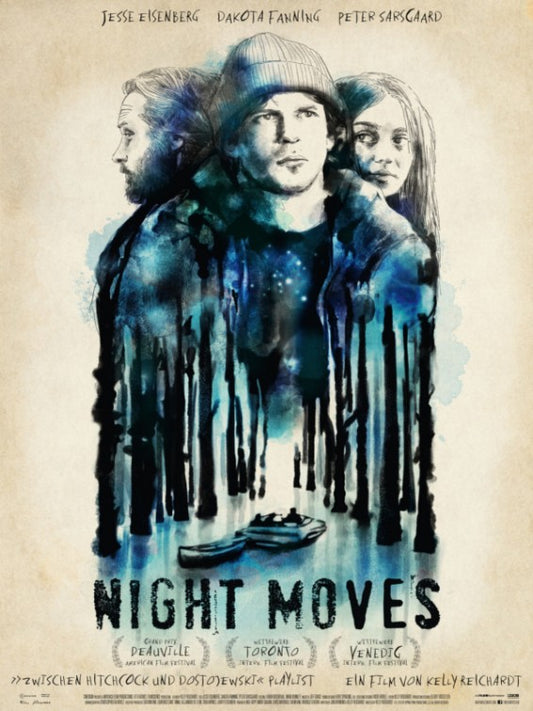 1000 piece jigsaw puzzle for the movie poster: Night Moves (2014) ver5