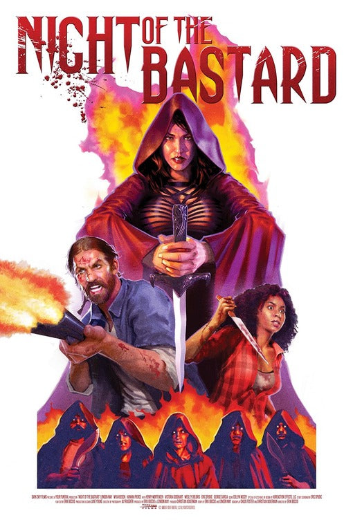 1000 piece jigsaw puzzle for the movie poster: Night of the Bastard (2022)