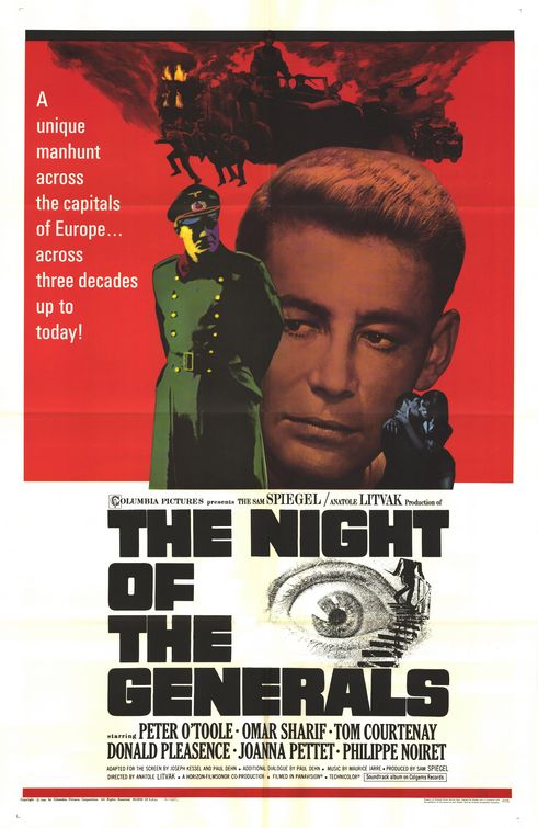 the movie poster: The Night of the Generals (1967)