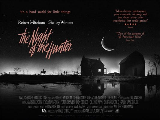 1000 piece jigsaw puzzle for the movie poster: The Night of the Hunter (1955) ver2