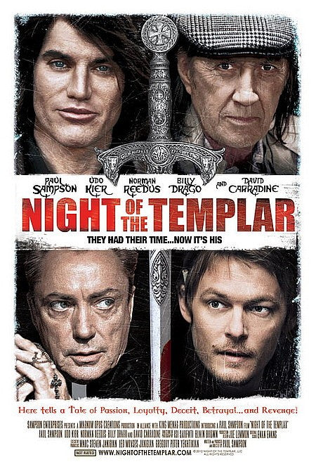 1000 piece jigsaw puzzle for the movie poster: Night of the Templar (2012)