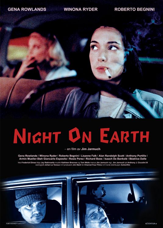 the movie poster: Night on Earth (1992) ver4
