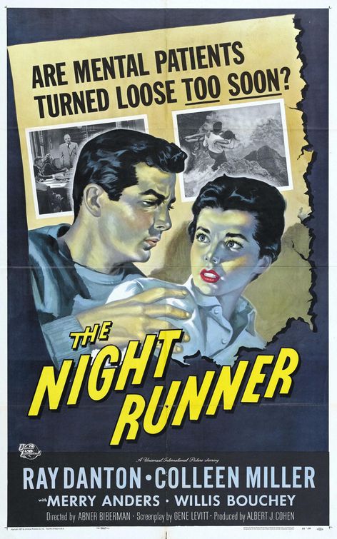 the movie poster: The Night Runner (1957)