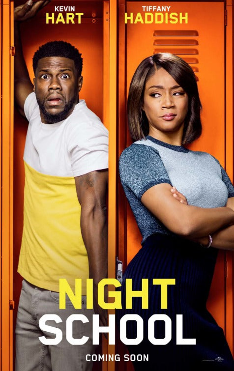 1000 piece jigsaw puzzle for the movie poster: Night School (2018)