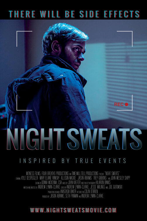 1000 piece jigsaw puzzle for the movie poster: Night Sweats (2019)