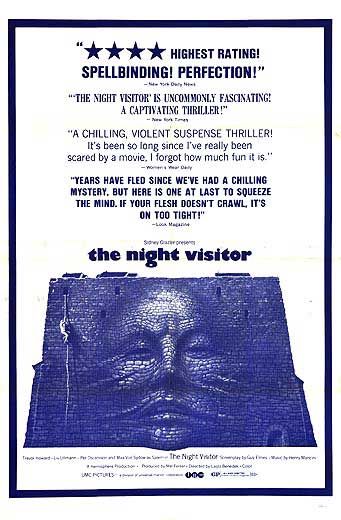 the movie poster: The Night Visitor (1971)