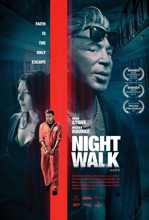 1000 piece jigsaw puzzle for the movie poster: Night Walk (2021)