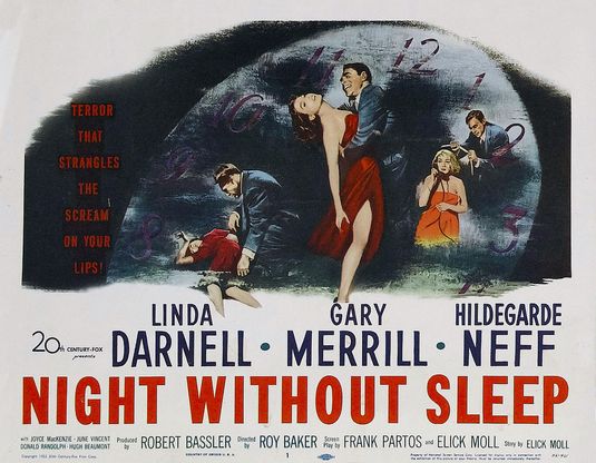 the movie poster: Night Without Sleep (1952)