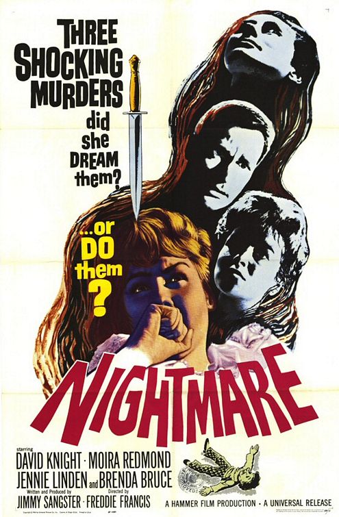 the movie poster: Nightmare (1964)