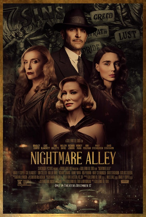 1000 piece jigsaw puzzle for the movie poster: Nightmare Alley (2021) ver2