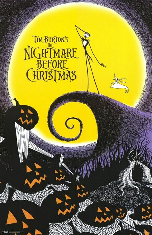 the movie poster: The Nightmare Before Christmas (1993) ver2