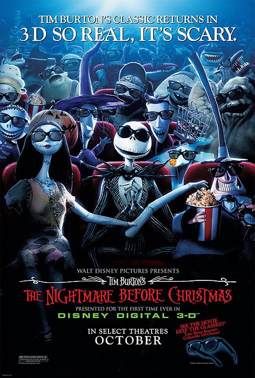 the movie poster: The Nightmare Before Christmas (1993) ver6