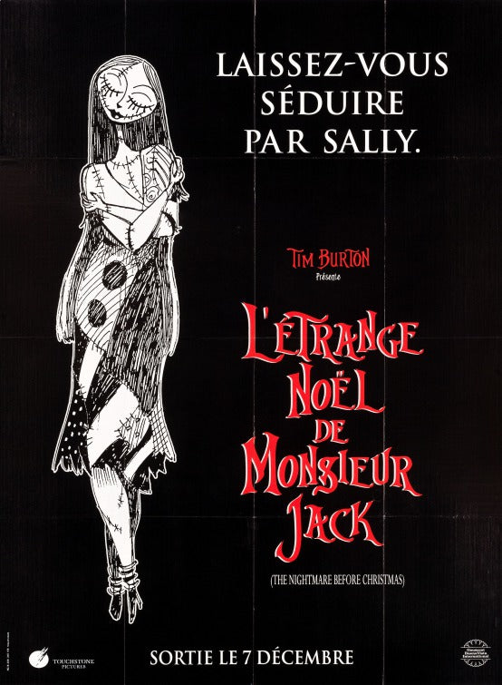 1000 piece jigsaw puzzle for the movie poster: The Nightmare Before Christmas (1993) ver8