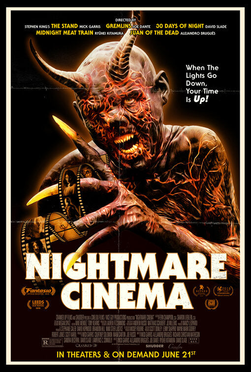 1000 piece jigsaw puzzle for the movie poster: Nightmare Cinema (2019)