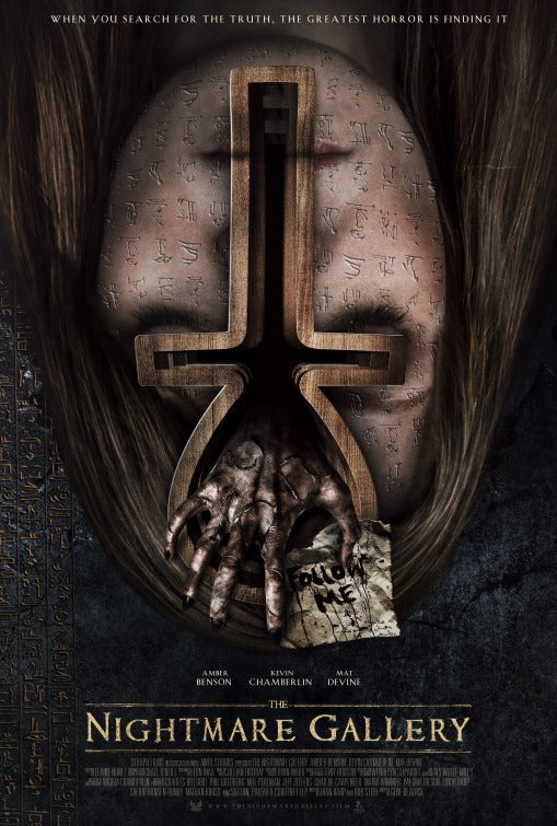 1000 piece jigsaw puzzle for the movie poster: The Nightmare Gallery (2018)