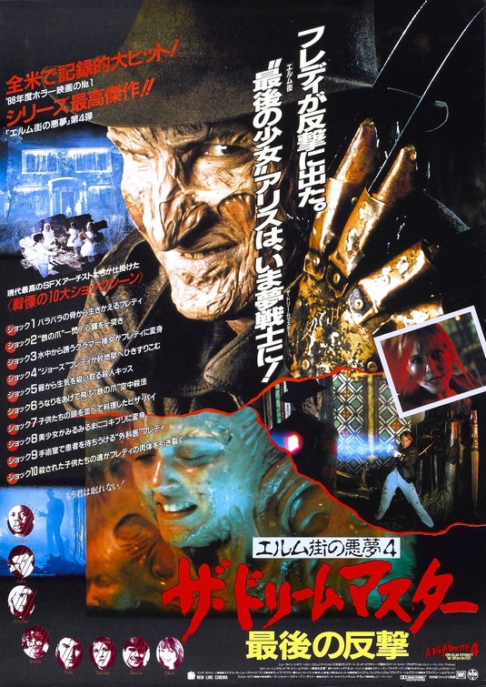1000 piece jigsaw puzzle for the movie poster: A Nightmare on Elm Street 4: The Dream Master (1988) ver2