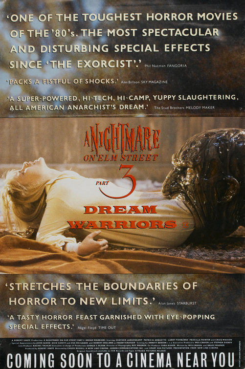 1000 piece jigsaw puzzle for the movie poster: A Nightmare on Elm Street 3: Dream Warriors (1987) ver2