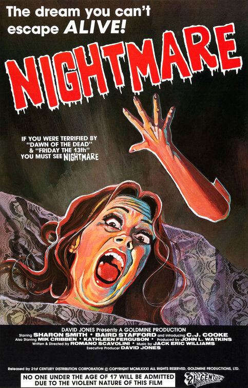 1000 piece jigsaw puzzle for the movie poster: Nightmare (1981) ver2