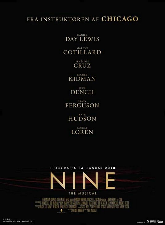 1000 piece jigsaw puzzle for the movie poster: Nine (2009) ver10