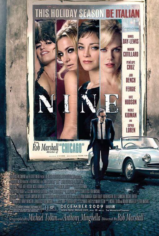 1000 piece jigsaw puzzle for the movie poster: Nine (2009) ver4