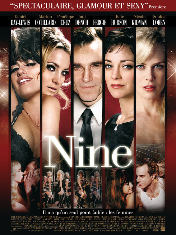 1000 piece jigsaw puzzle for the movie poster: Nine (2009) ver8
