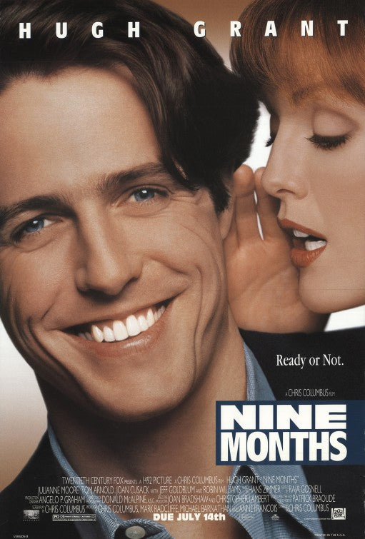 the movie poster: Nine Months (1995)