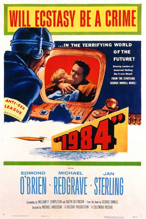 the movie poster: 1984 (1956)