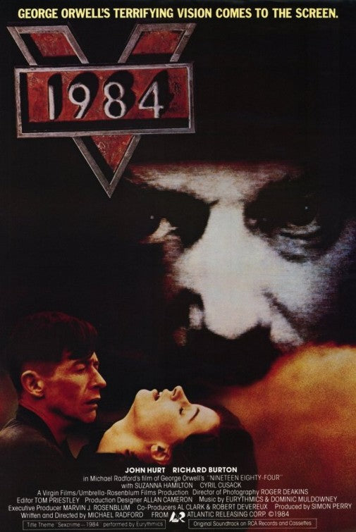 1000 piece jigsaw puzzle for the movie poster: 1984 (1984)