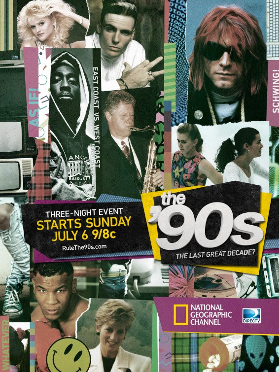1000 piece jigsaw puzzle for tv poster: The 90s: The Last Great Decade?