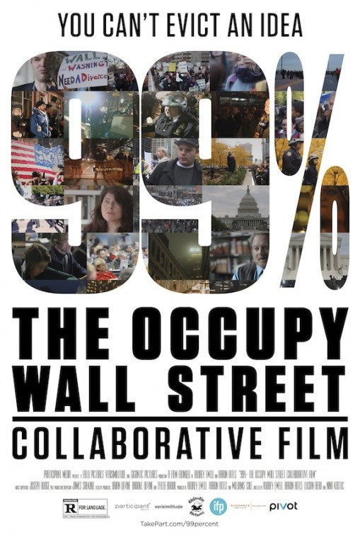 1000 piece jigsaw puzzle for the movie poster: 99%: The Occupy Wall Street Collaborative Film (2013) ver2