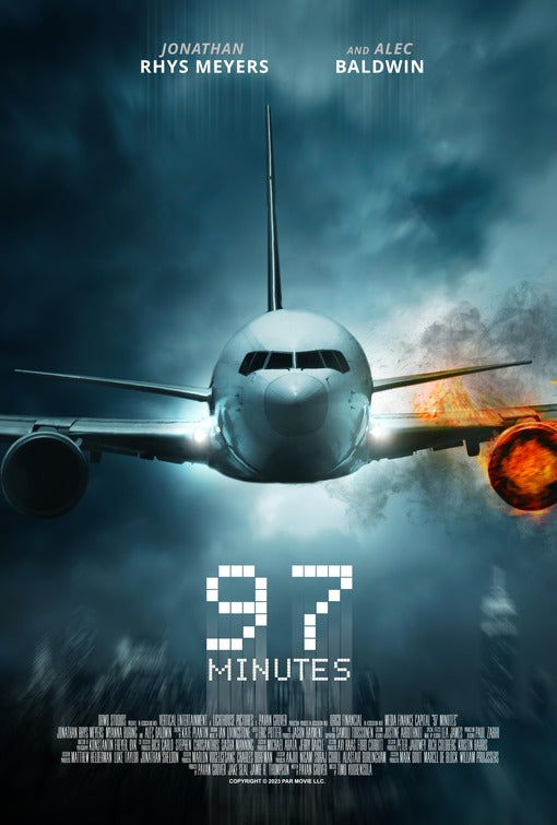 1000 piece jigsaw puzzle for the movie poster: 97 Minutes (2023)