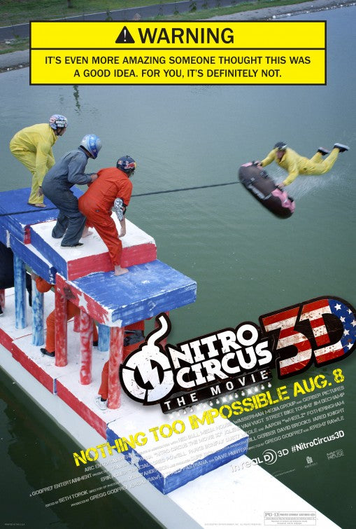 1000 piece jigsaw puzzle for the movie poster: Nitro Circus: The Movie (2012)