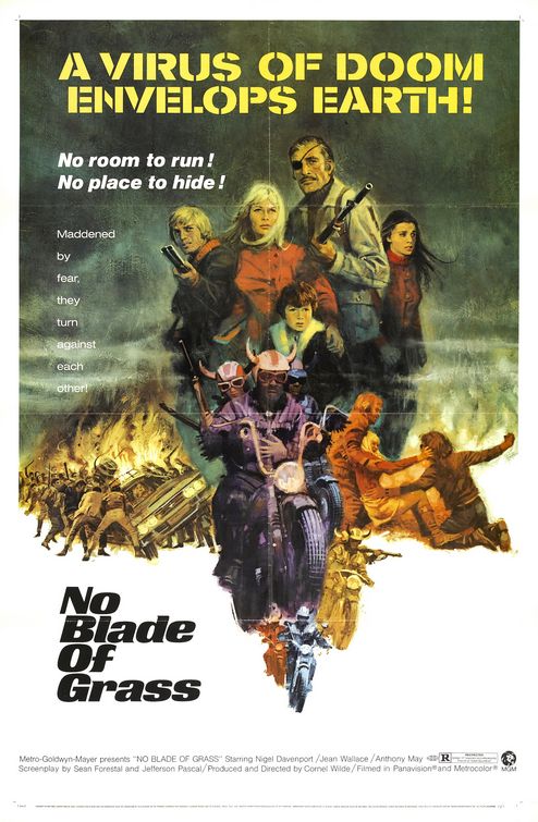 the movie poster: No Blade of Grass (1970)