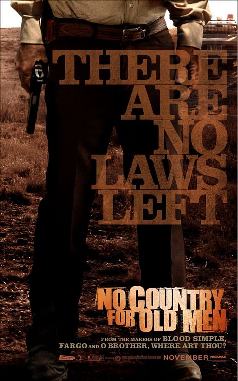 the movie poster: No Country for Old Men (2007) ver3