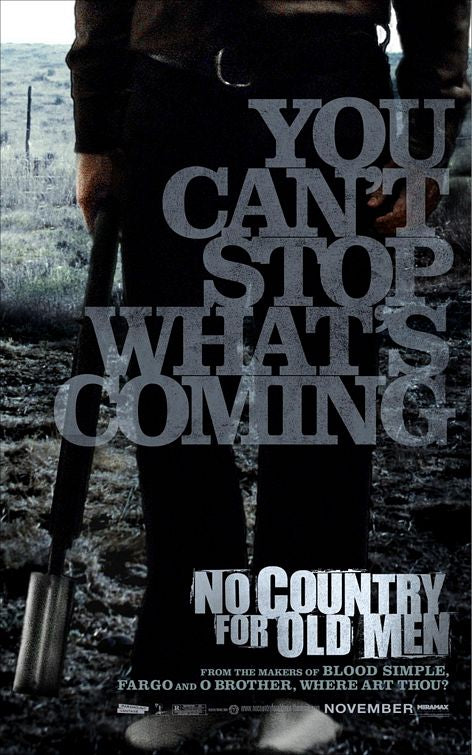 the movie poster: No Country for Old Men (2007) ver4