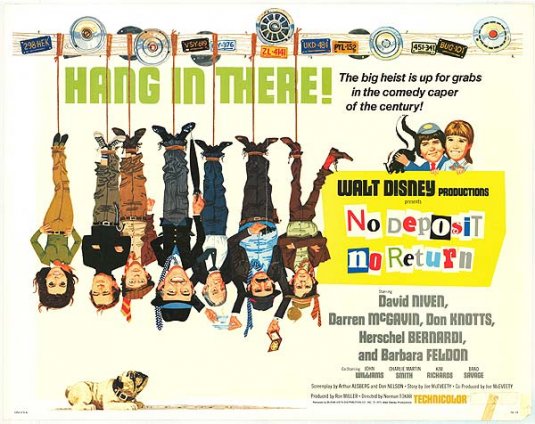 1000 piece jigsaw puzzle for the movie poster: No Deposit, No Return (1976) ver2