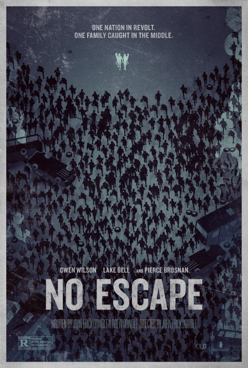 1000 piece jigsaw puzzle for the movie poster: No Escape (2015) ver10
