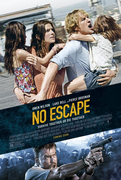 1000 piece jigsaw puzzle for the movie poster: No Escape (2015) ver7