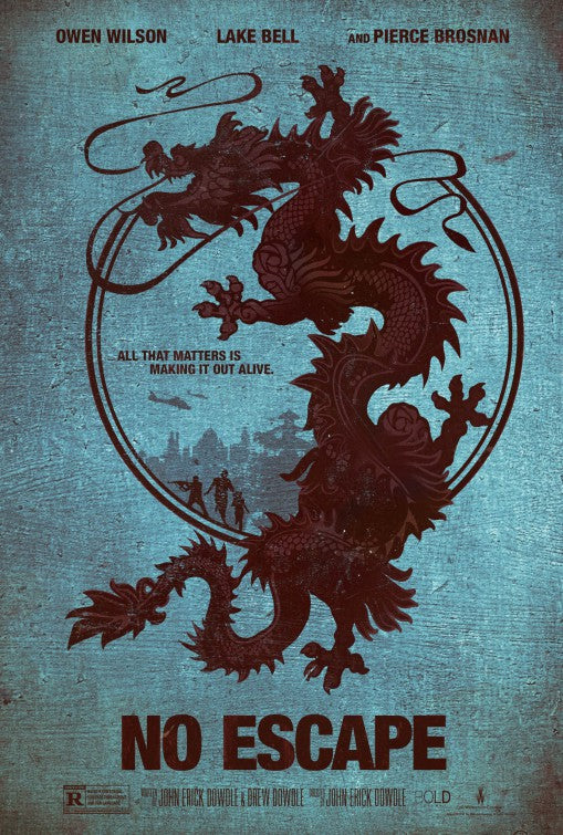 1000 piece jigsaw puzzle for the movie poster: No Escape (2015) ver8