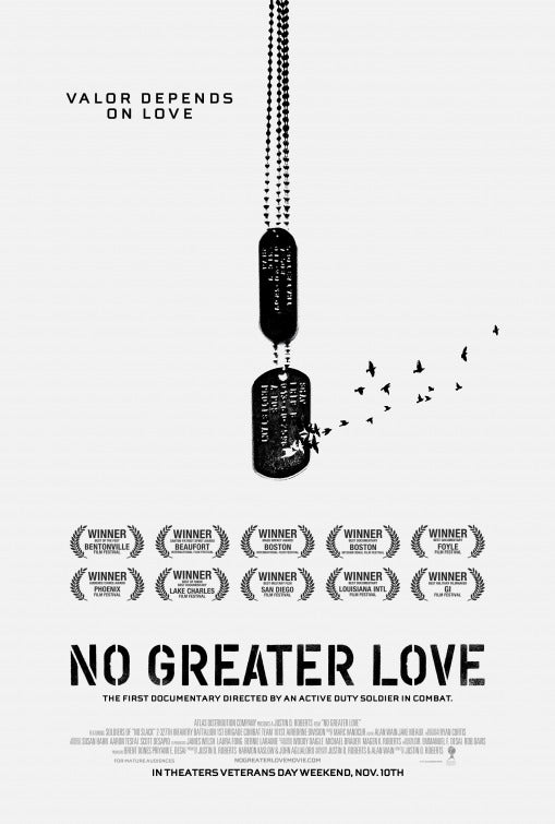 1000 piece jigsaw puzzle for the movie poster: No Greater Love (2017)