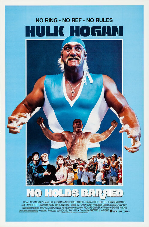 the movie poster: No Holds Barred (1989)