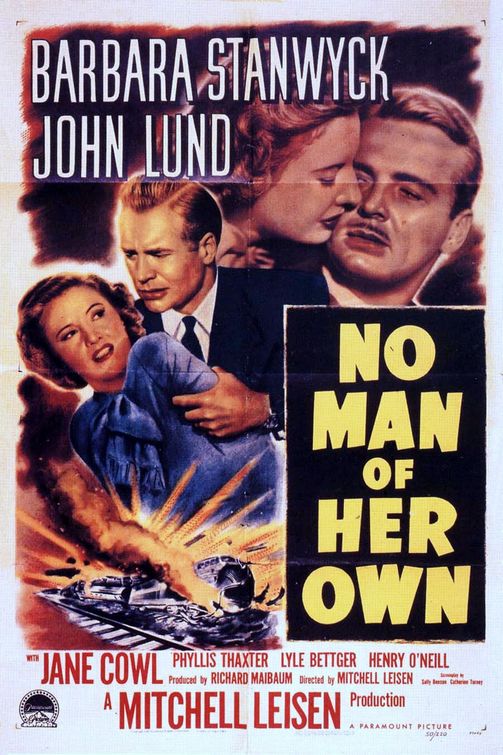 the movie poster: No Man of Her Own (1950)