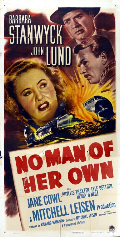 the movie poster: No Man of Her Own (1950) ver2