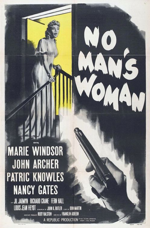 the movie poster: No Man's Woman (1955)