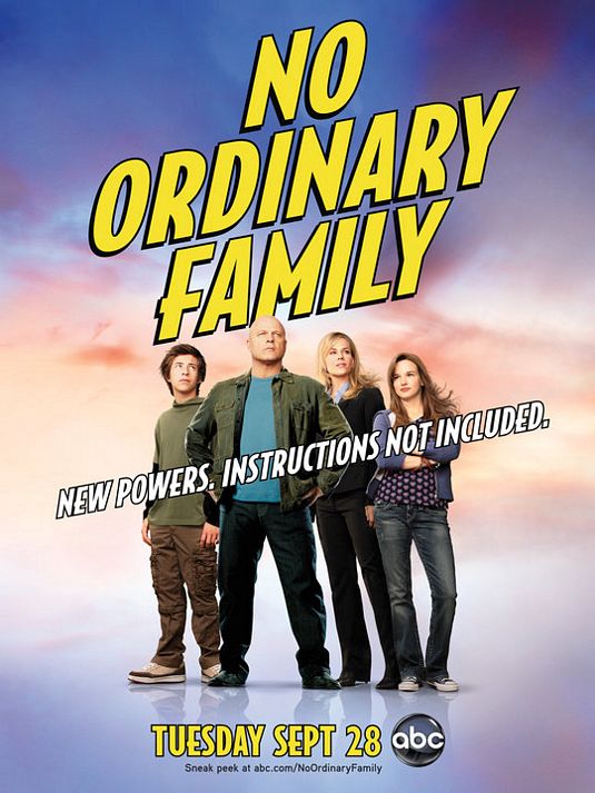 1000 piece jigsaw puzzle for tv poster: No Ordinary Family